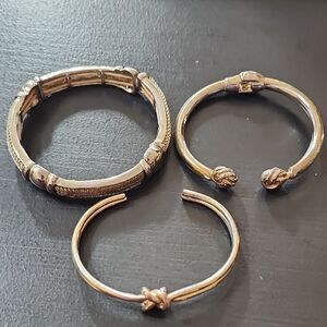 Elegant Gold-Tone Bangle Set